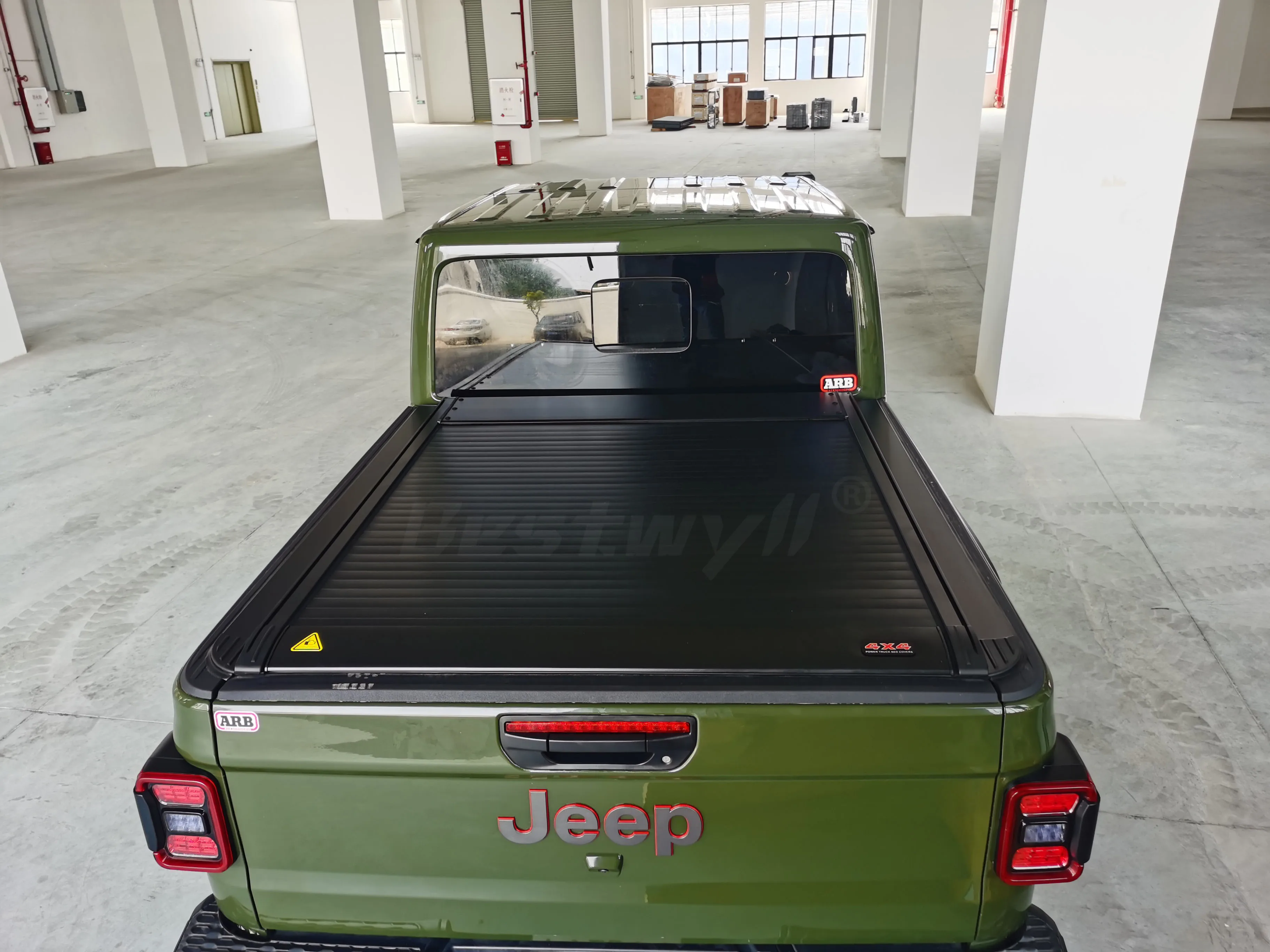 Фото Lona Retractil Electrica Para Pick up Ute Грузовик Кровать Роликовая Крышка Затвор Электрический Тонно Крышка для Jeep Gladiator E-K59 №3
