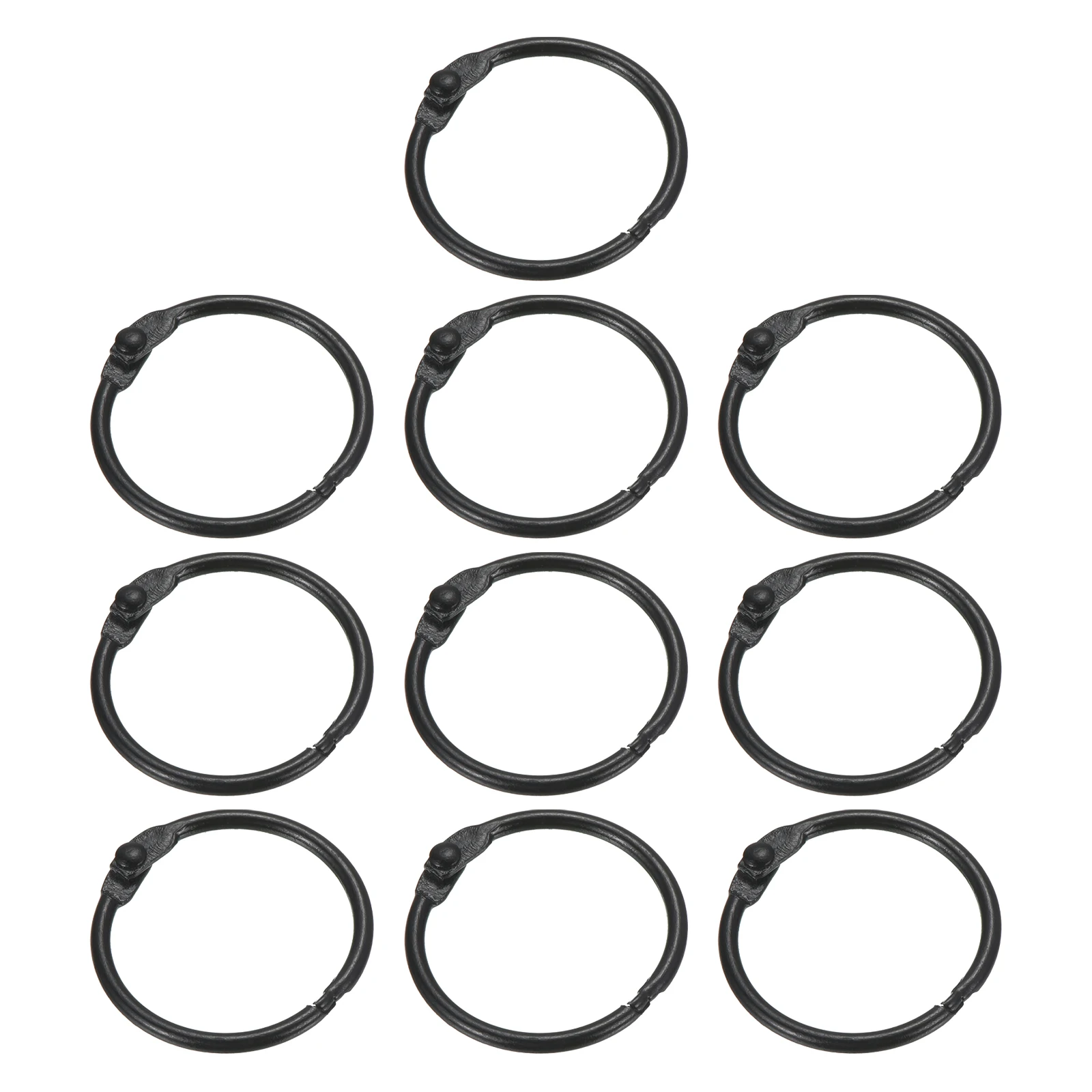 Металлические переплетные кольца 10 шт.