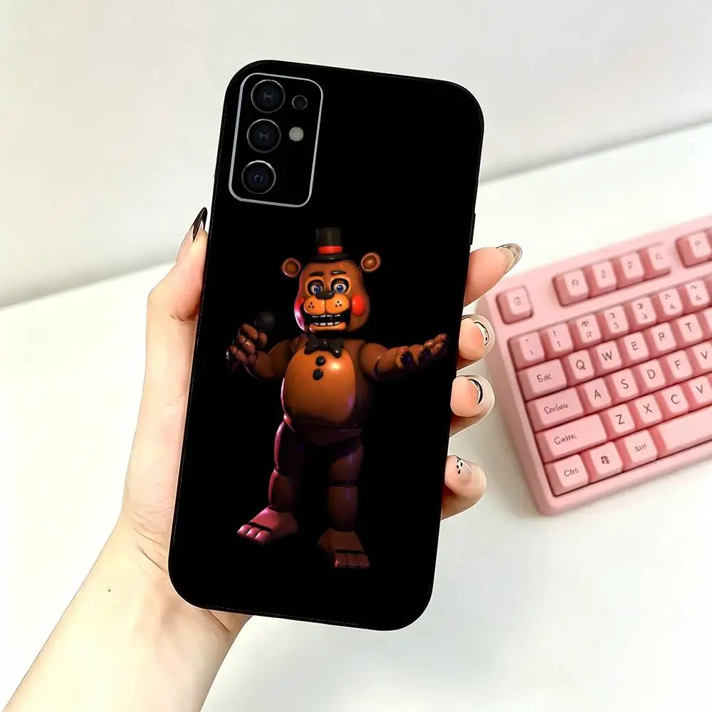 Фото Опасный мягкий черный чехол для телефона Five Nights at Freddy's для Samsung S26,25,24,21,22,21,20,10,9,8,7,6Ultra,Plus,Fe, Lite №2
