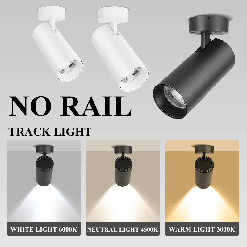 

Set LED Track Light Fixture 7/10/15/40W Led Spot Light Track Lamp Indoor Lighting System 220V Home Store Wall Ceiling Spots