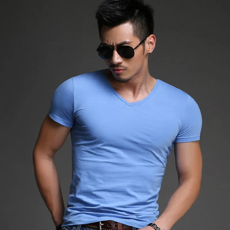 

8261-T - States hip hop loose T-shirt short-sleeved men's half sleeve t-shirt cotton