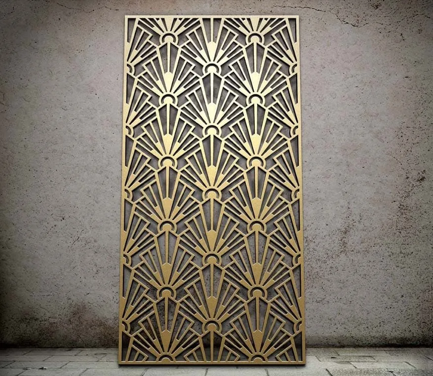 

SUS 201 304 Stainless steel Metal Garden Fencing Panel Art Pattern Screen Partition Decorative Wall Panel