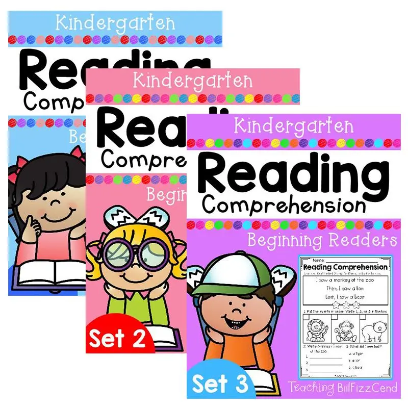 

Children Educational Toys Classroom Decoration Learn English Kindergarten Reading Comprehension Edition Painting Exercise Book