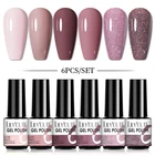 Гель-лак LILYCUTE полуперманентный Гибридный для светодиодной УФ-лампы, 6 шт.