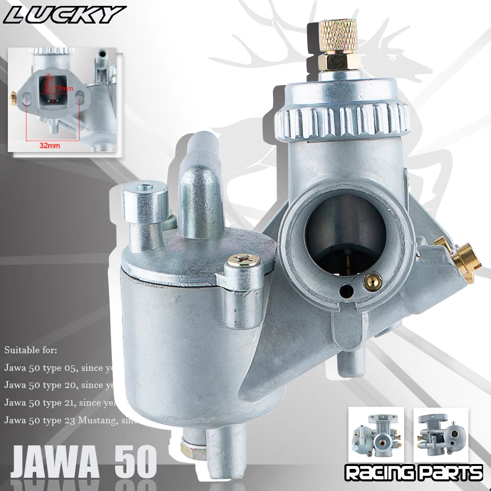 Карбюратор мотоцикла для мопеда JAWA 50 тип 05 20 21 23 Mustang JAWA50 Romet Ogar 200 Jawa ATV Dirt Pit Bike