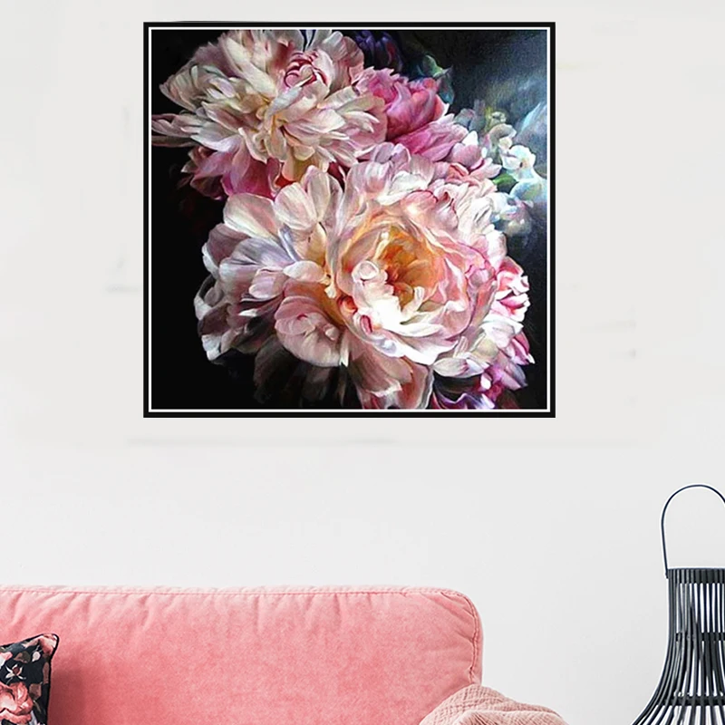 

Full Diamond Embroidery Kit Ab Diamond Painting Flowers Mosaic Picture Craft Kit Gift House Decoration Painting By Numbers 5d