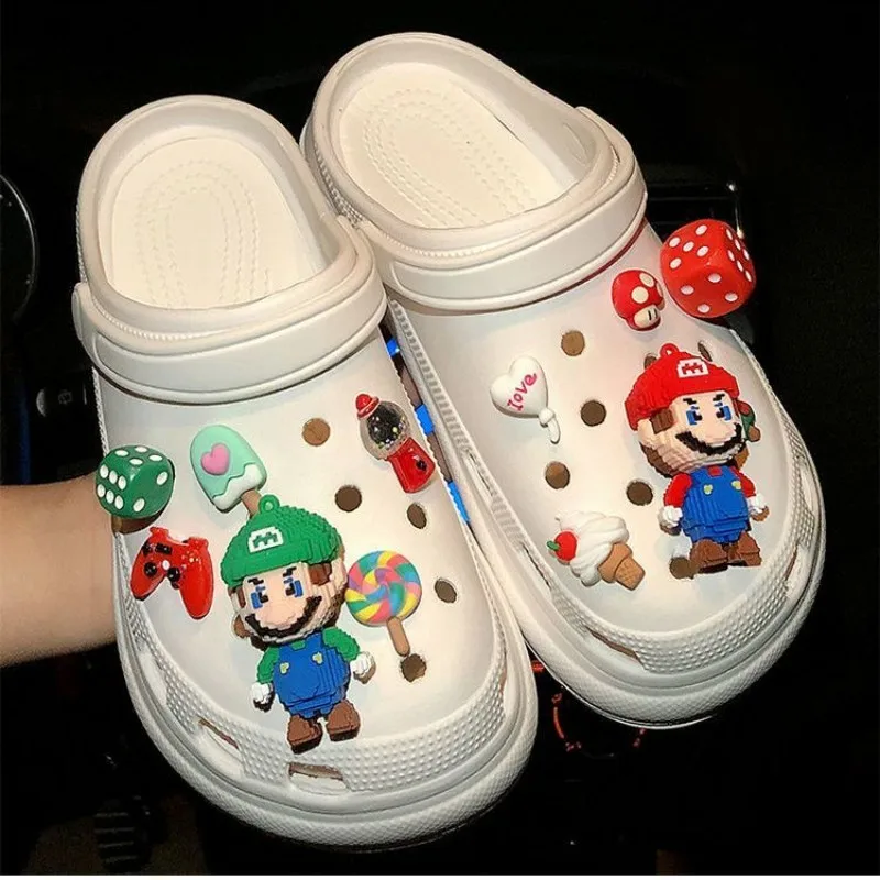 

Whole Set Hot Sale DIY Shoes Charms for Cute Cartoon Handmade Croc Charms Designer Quality Garden Shoe Decoration Girl Gift 2022