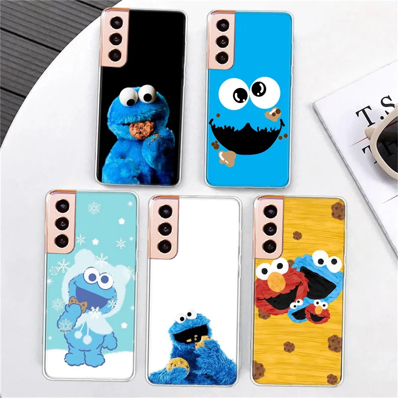 

Cookie Monster Phone Case For Samsung A14 A10 A20E A30 A40 A50 A70 A01 A11 A21S A31 A41 A51 A71 Galaxy A9 A8 Plus A7 A6 A80 A90