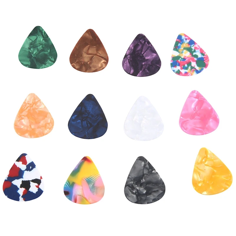 60 упаковок разноцветные гитарные медиаторы с абстрактным изображением