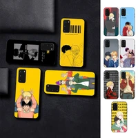 toplbpcs japanese anime banana fish phone case for samsung s10 21 20 9 8 plus lite s20 ultra 7edge