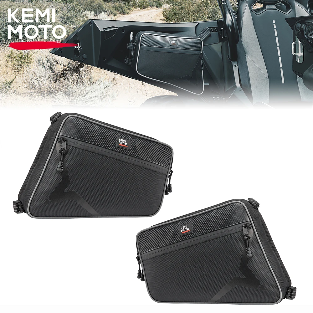 KEMIMOTO UTV Side Lower Door Storage Bags For CFMOTO CF MOTO ZForce 950 Sport, HO SPORT, H.O. EX, 1000 Sport 2020 2021 2022