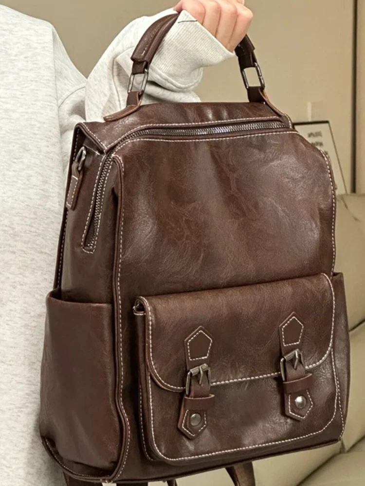 Винтажный Женский Модный Рюкзак В Корейском Стиле Повседневная Сумка На Плечо