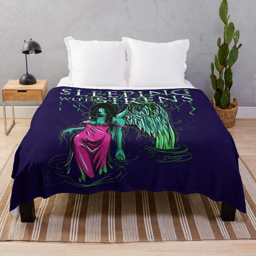 

Sleeping with Sirens Youth Teenager Throw Blanket Throw And Blanket From Fluff Soft Sofa Blanket Summer Bedding Blankets