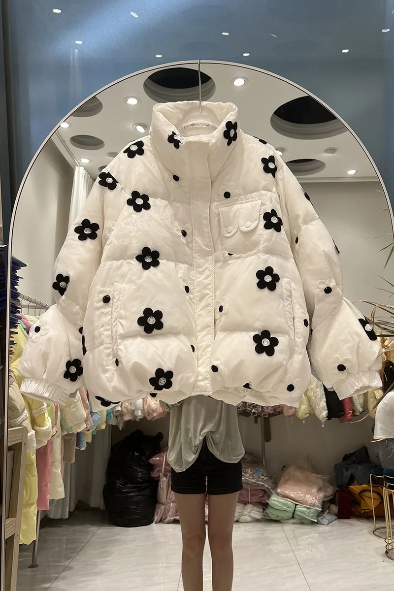 New Women Down Jacket Casual Style Autumn Winter Coats And Parkas Female Outwear