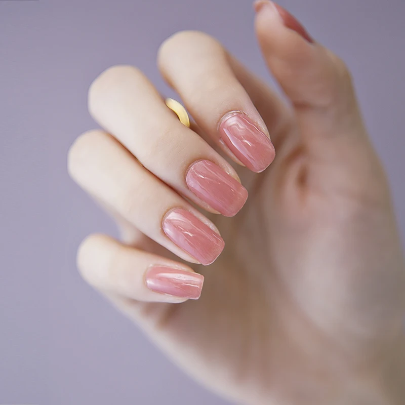 

art sticker solid color red long-lasting waterproof peelable burgundy nail sticker ins female Internet