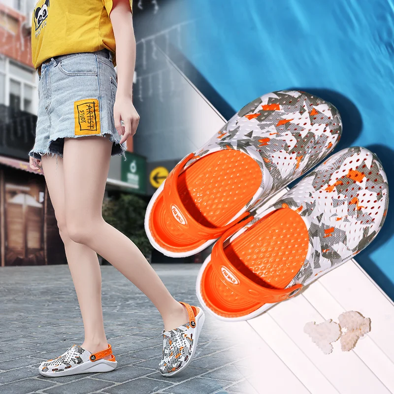 

Comfortable Women Pool Sandals Summer Outdoor Beach Shoes men Slip On Garden Clogs Casual Water Shower Slippers Unisex Zapatos
