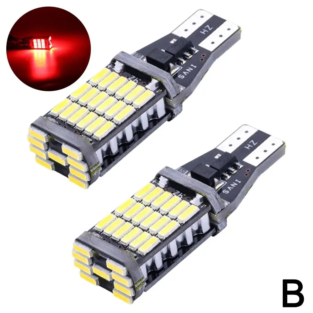 Автомобильный сигнальный фонарь T15 W16w Светодиодная лампа T10 W5w 4014 Светодиодный