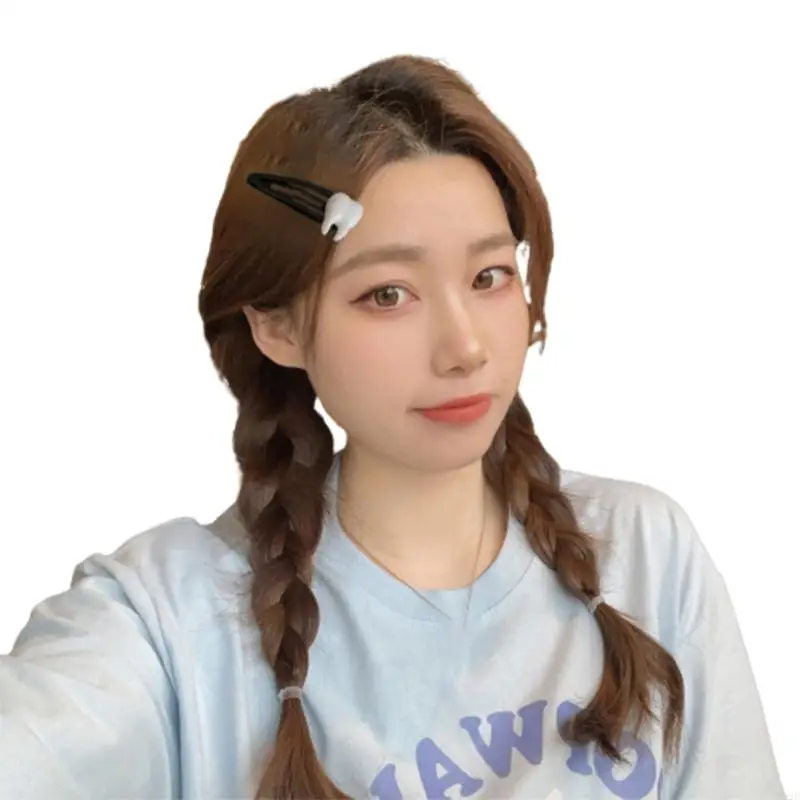 Пластиковая заколка для волос F92D