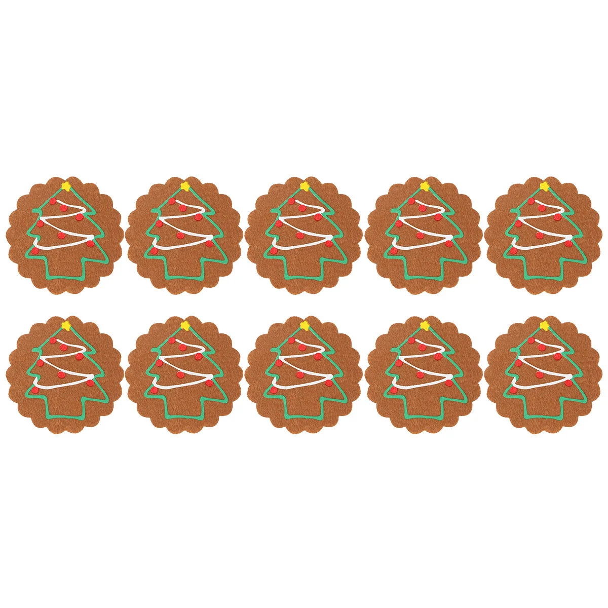 

Christmas Mat Dish Placemat Table Decorative Place Mats Accessory Party Decor Drying Rack Lovely Beverage Coasters