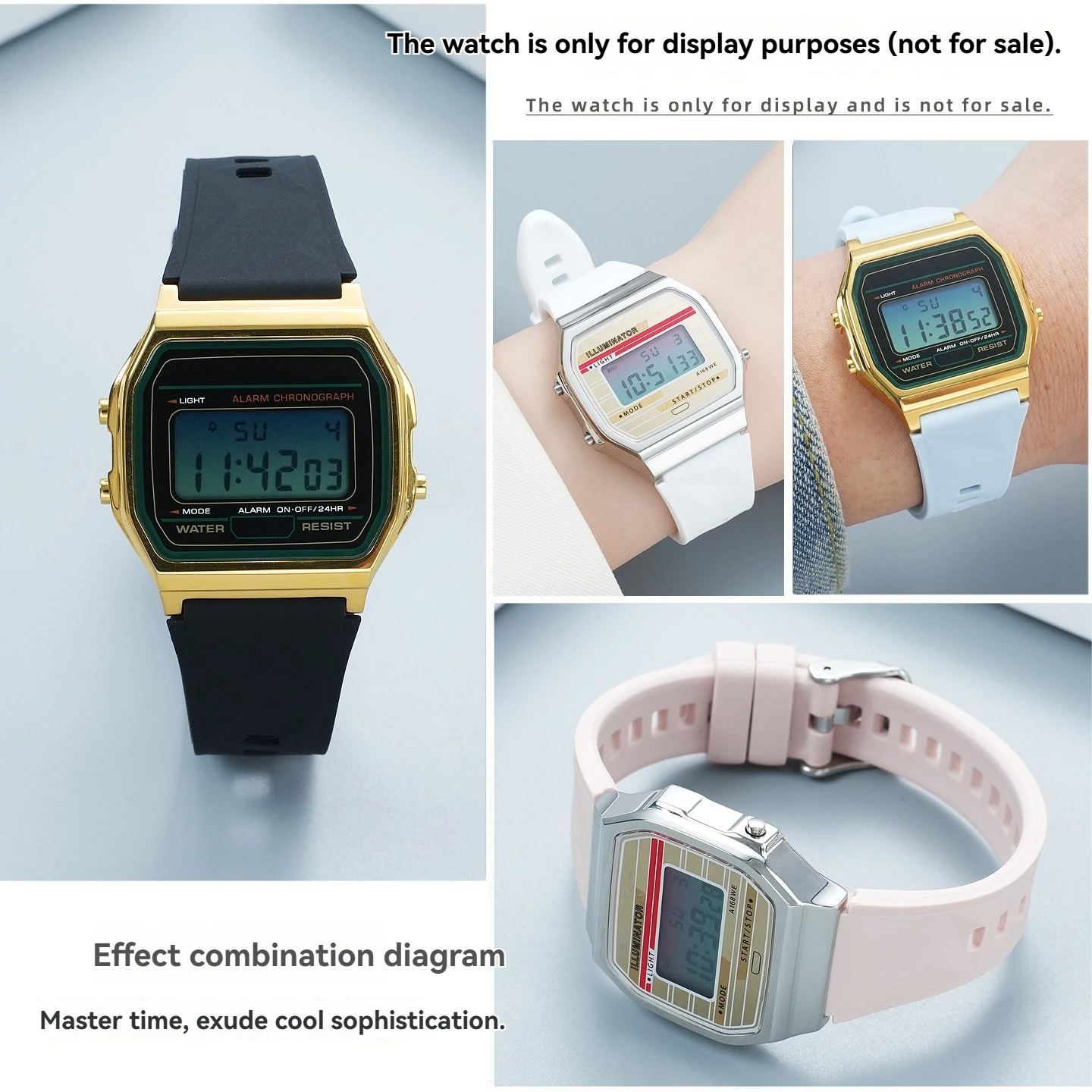 Фото Силиконовый ремешок для часов 18 мм с быстрым съемом, замена для Casio F91 A158 A159 A168 A169 B650 AQ230 A500, спортивный ремешок для мужчин и женщин №2