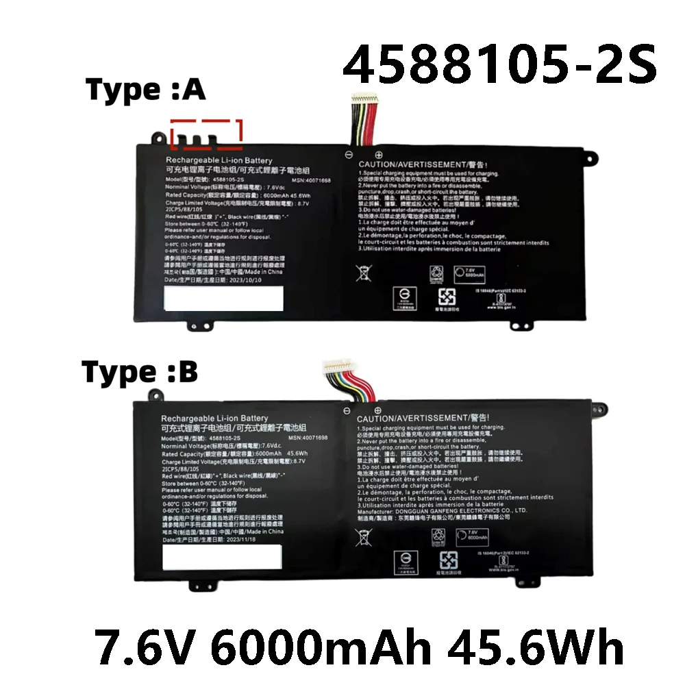 4588105-2S 4007169 7 6 V 6000mAh wh Аккумулятор для ноутбука Dynabook Satellite PRO C50-H-108 series