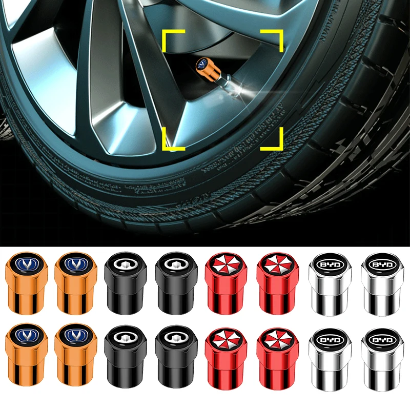 

4pc Hexagonal Tire Valve Automobile Tire Dust Cap for Toyota TRD RAV4 Avensis Yaris Levin Reiz Crown Sienna Corolla Accessories