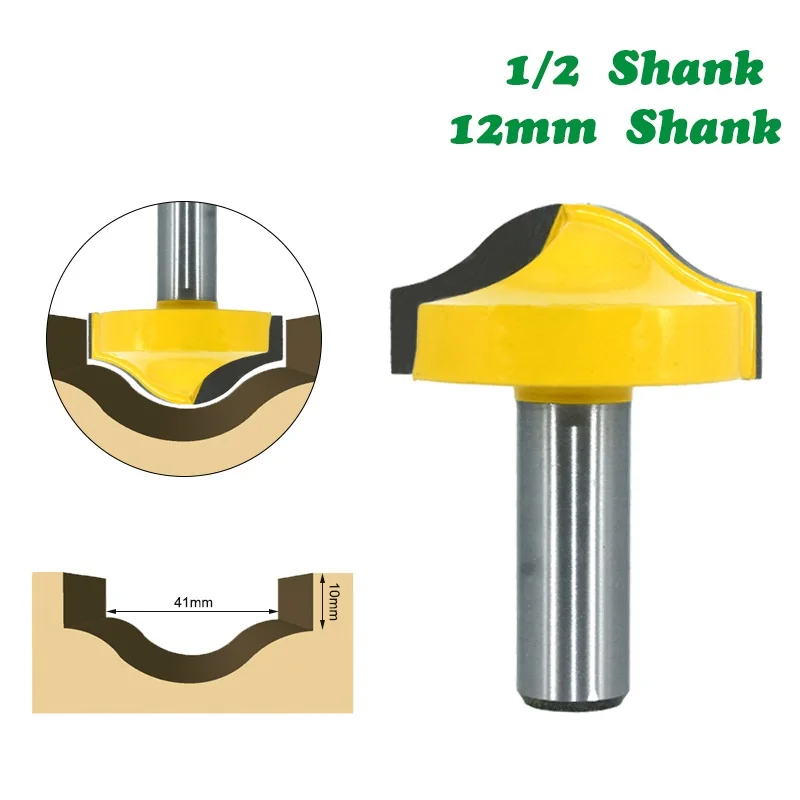 1pc 12MM 1/2 inch Shank Schaft 1-5/8