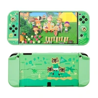 for nintendo switch oled animal crossing hard case cover shell joycon controller case for nintendo switch oled accessorie