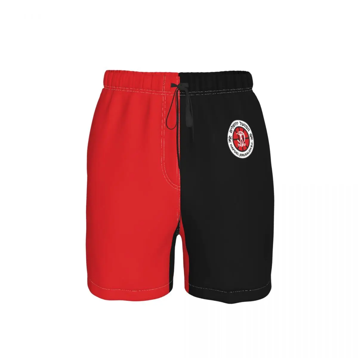 

Israel Hapoel Jerusalem Bc Mens Shorts Swim Trunk Beach Pant Quick Dry Shorts Drawstring Elastic Waist with Pockets
