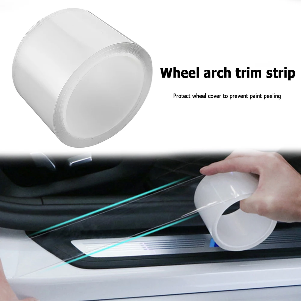 

Transparent Car Door Guard Sill Protector Wear-resistant Anti Scratch Car Door Sill Bumper Sticker Auto Accessories