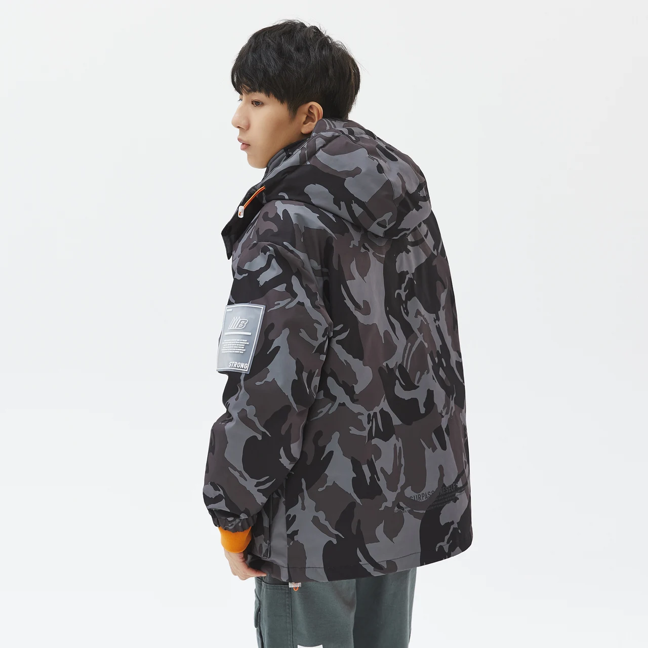 Metersbonwe Long Hooded Down Jacket Men Winter Parka Down Coat Male Fashion Overcoat Outerwear Warm Greatcoat Brand Clothing
