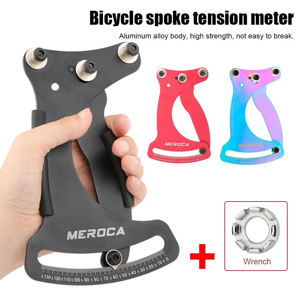 

CNC Bicycle Tool Spoke Tension Meter Tensiometers For MTB Road Bike Wheel Spokes Checker Reliable Indicator Bicycle Spokes Key