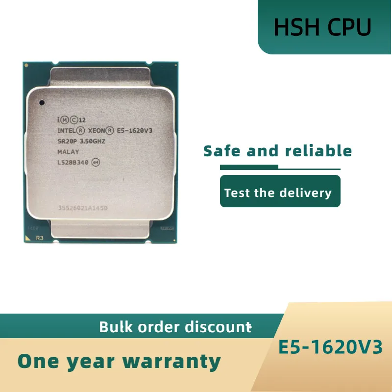

Процессор Intel Xeon E5, 1620, V3, SR20P, 3,50 ГГц, 4 ядра, 10M, LGA 2011-3