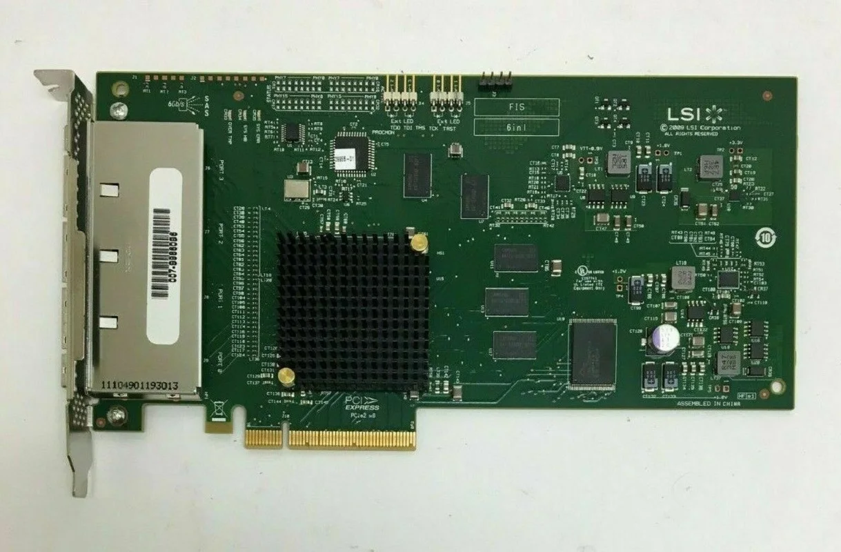 LSI SAS 9200-16e 16-портовый внешний HBA полноразмерный PCIe P20 IT-режим ZFS FreeNAS