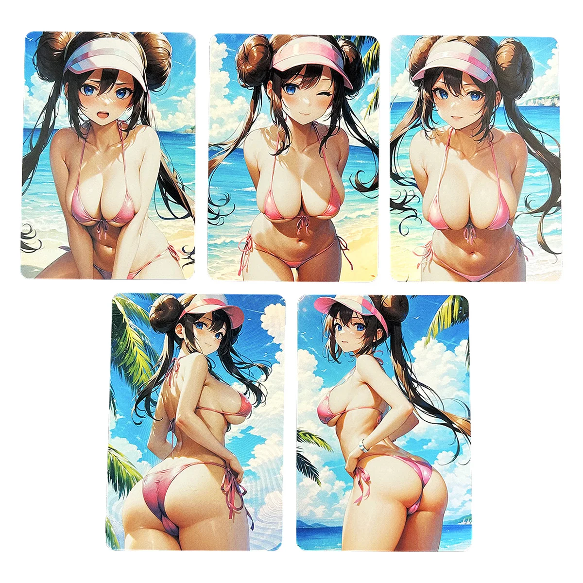 5 шт./комплект Детские открытки для купальников