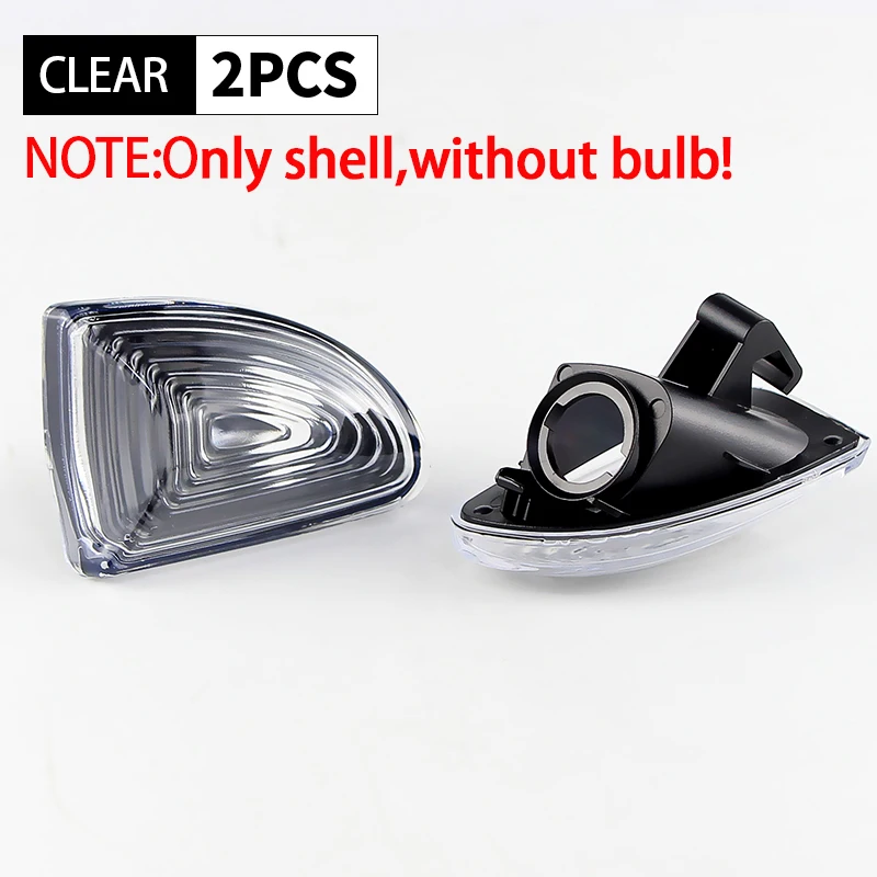 

2 шт. для Smart Fortwo 451 MK1 и MKII 2007-2012 2013 2014 2015 дымчатый/прозрачный боковой габаритный фонарь без лампы