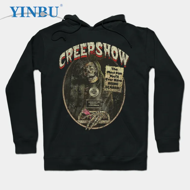 

Новинка 1982, пуловер с капюшоном, свитшоты Creepshow 2023, модная одежда
