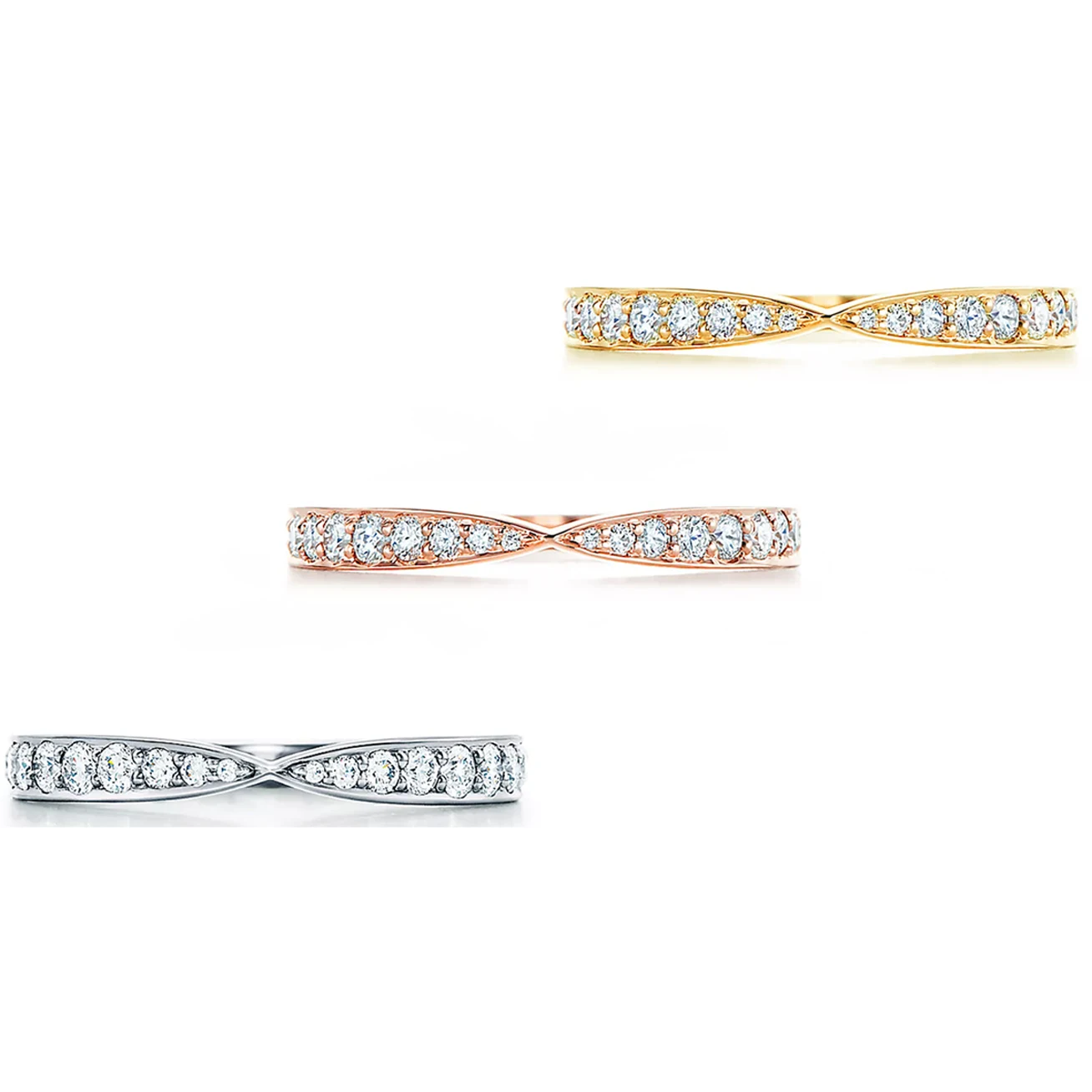 Серебряное Кольцо 925 Комплект Непрозрачного Кольца И Ожерелья TIFF Одинарное