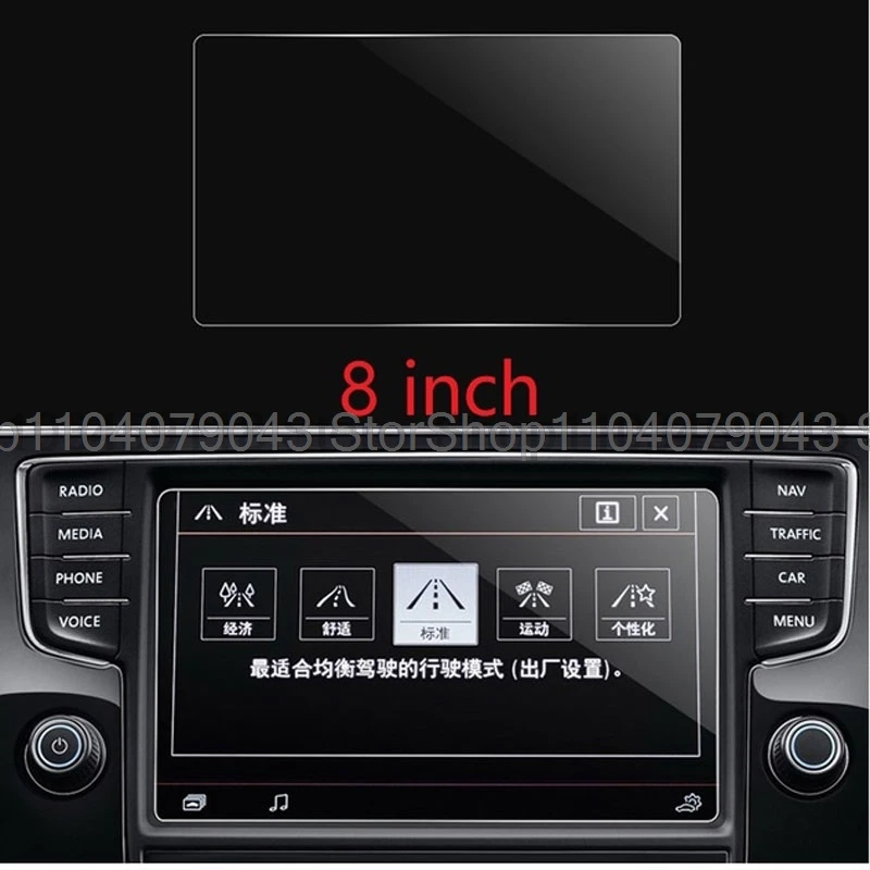 

Защитная пленка из закаленного стекла для Volkswagen Tiguan mk2 2016 2017 2018 2019 2020, автомобильная GPS-навигационная пленка против царапин