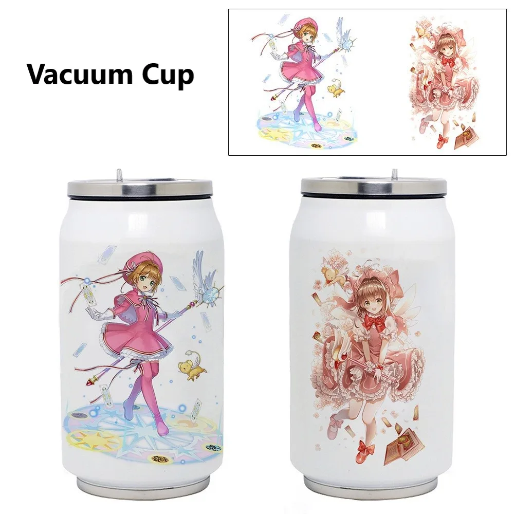 

Японская Вакуумная чашка с капсулой для карт аниме, кофейная кружка в форме колы, сололи, КИНОМОТО, сакуры, для косплея, банка для воды с соск...