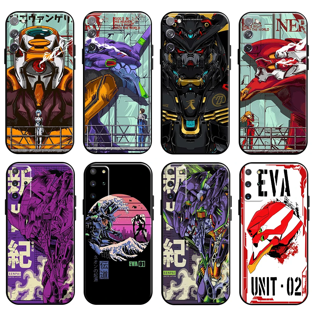 

Anime Neon Genesis Evangelion EVA Phone Case For Samsung Galaxy S22 S21 S20 Ultra FE 5G S10 10E S9 Plus Lite Silicone Cover