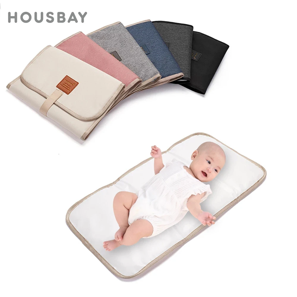 Foldable Diaper Changing Pad 60*30Cm Newborn Portable Baby Changing Mat Nappy Waterproof Durable Nylon Baby Diaper Sheet