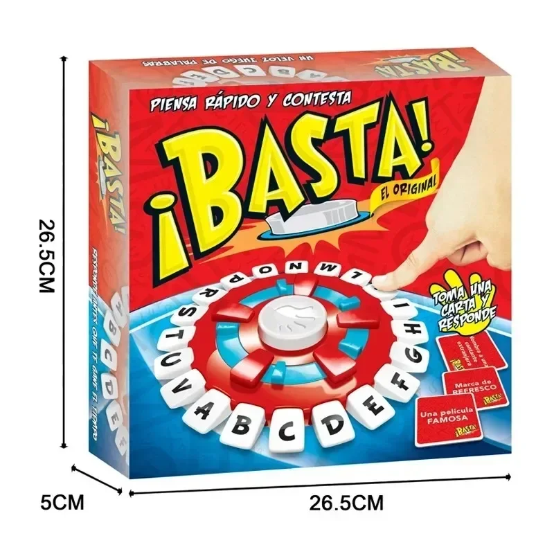 Basta Tapple Word Английская Версия Быстросъемная Настольная Игра С Нажатием Букв Для