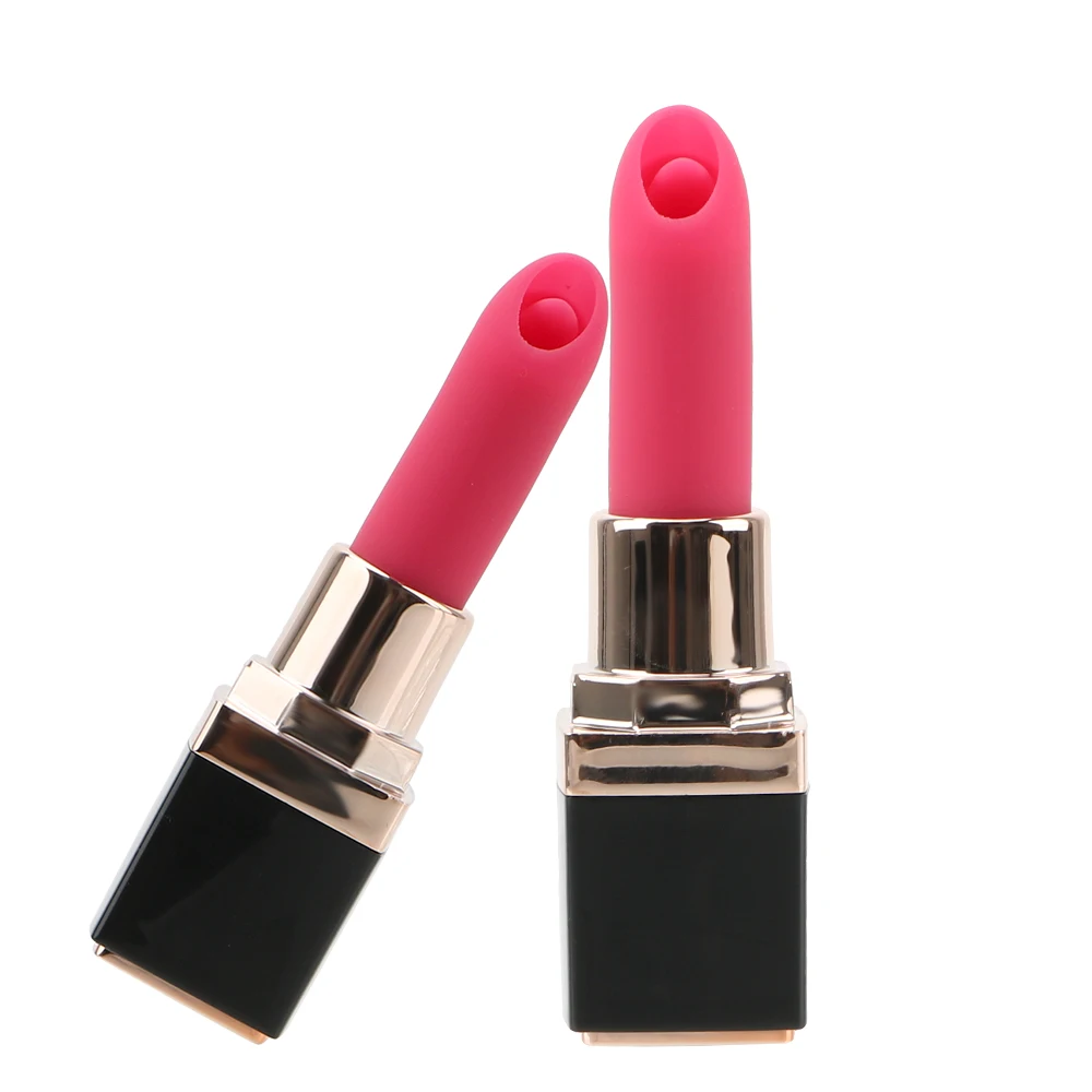 Мини-вибратор для губной помады 10-скоростной вибратор языка пуля массаж точки G