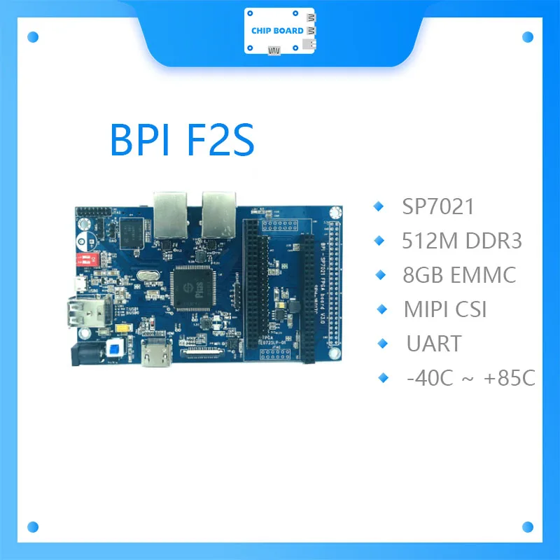 Фото Плата промышленного класса Banana PI BPI F2S Использование Plus1(sp7021) Дизайн №2