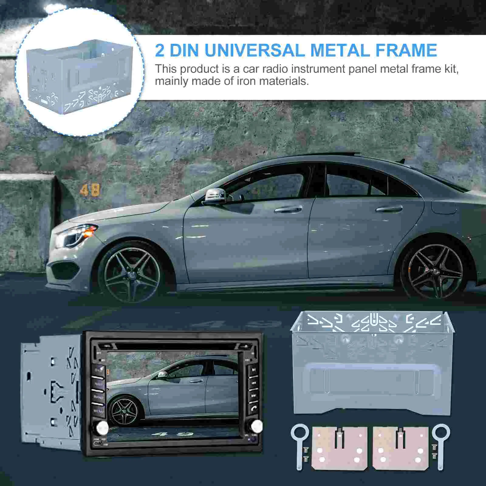 Комплект рамок для радиоприемника с металлическим каркасом автомобильная