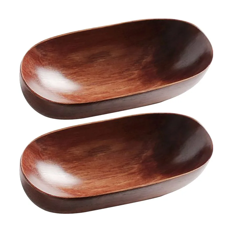 Promotion! Japanese Style Dried Fruit Dish Solid Wood Tableware Food Serving Tray Desserts Snack Dishes Household Plate Dinnerwa |