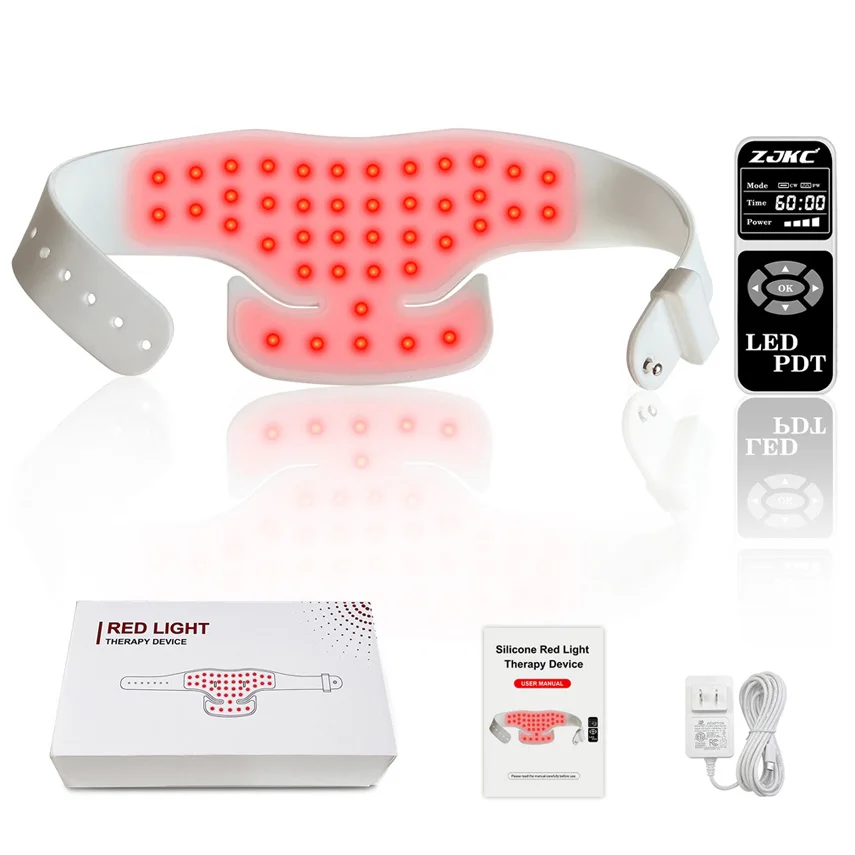ZJKC 660 нм 850 940 светодиодная красная инфракрасная фототерапия обогреватель для шеи
