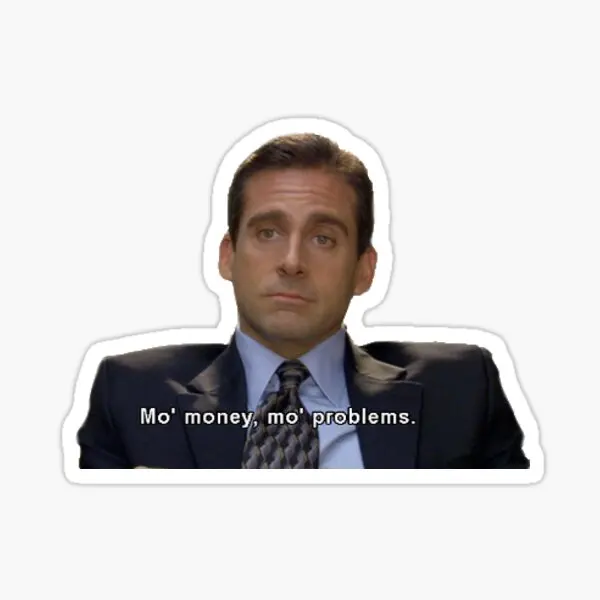 

Michael Scott 5PCS Stickers for Home Room Wall Decorations Bumper Background Anime Kid Window Decor Cute Funny Cartoon