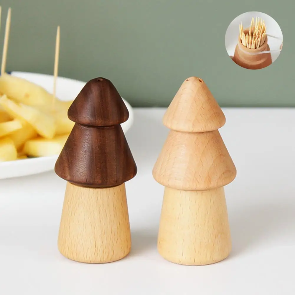 

Large Capacity Eco-friendly Pine Cone Toothpick Holder Case for Restaurant